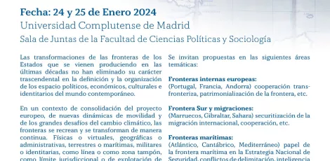 Cartel II Congreso Fronteras Ibéricas