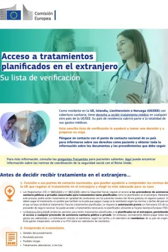 Acceso a tratamiento planificados en el extranjero