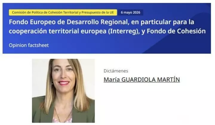 DICTAMEN MARÍA GUARDIOLA. Fondo europeo de las regiones. 6 mayo 2026.