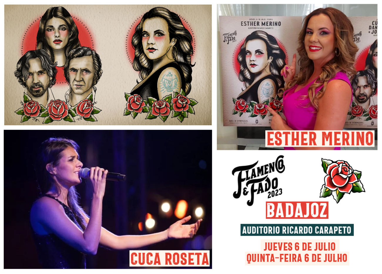collage Cuca Roseta y Esther Merino