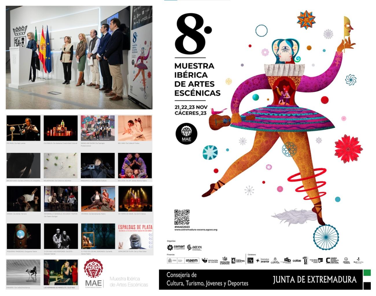 Presentación de la VIII Muestra ibérica de Artes Escénicas