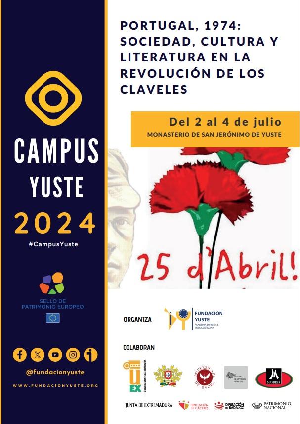 Cartel del Curso de Campus Yuste dedicado a Portugal