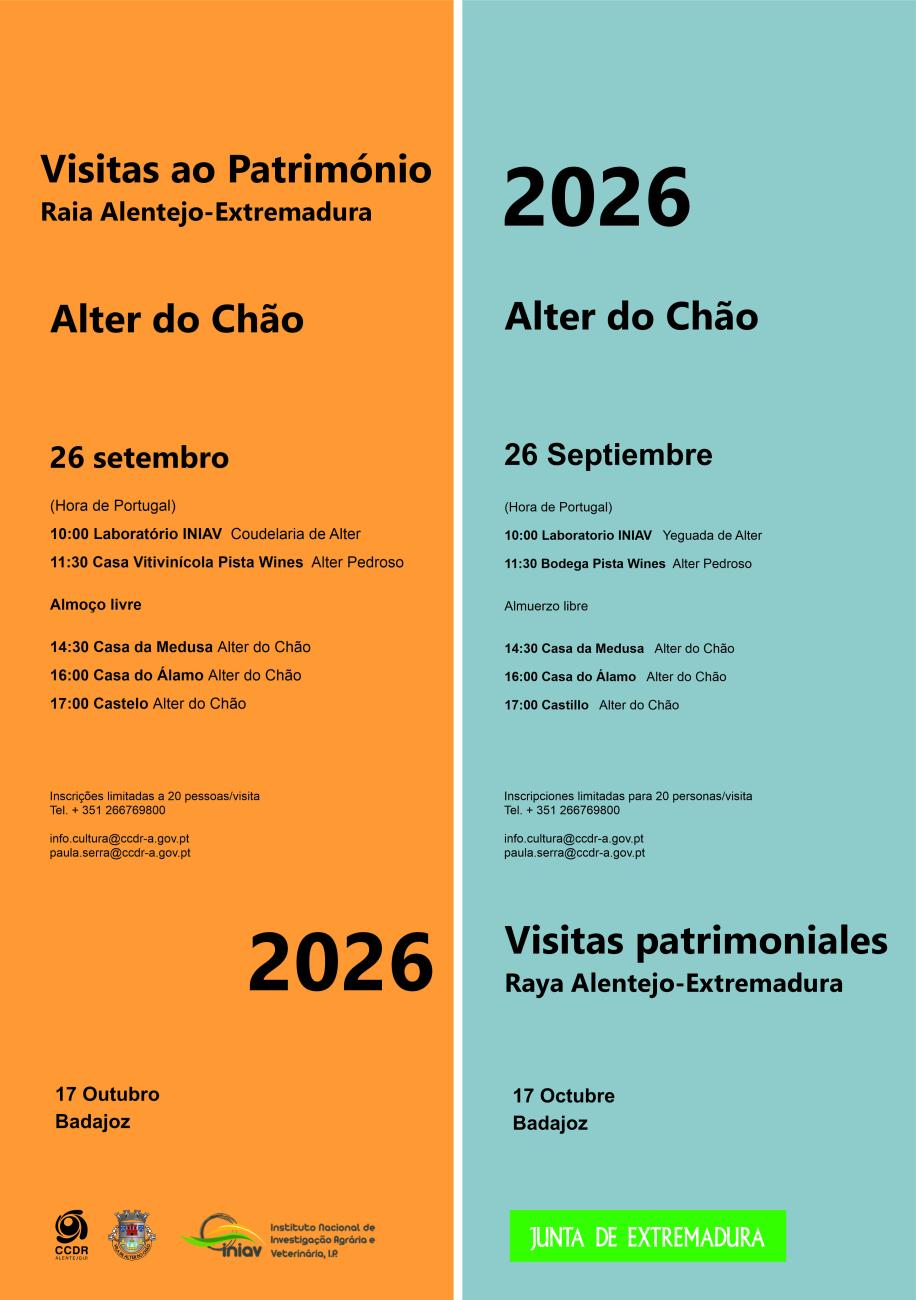 Visitas Património Cultural Raia 2026